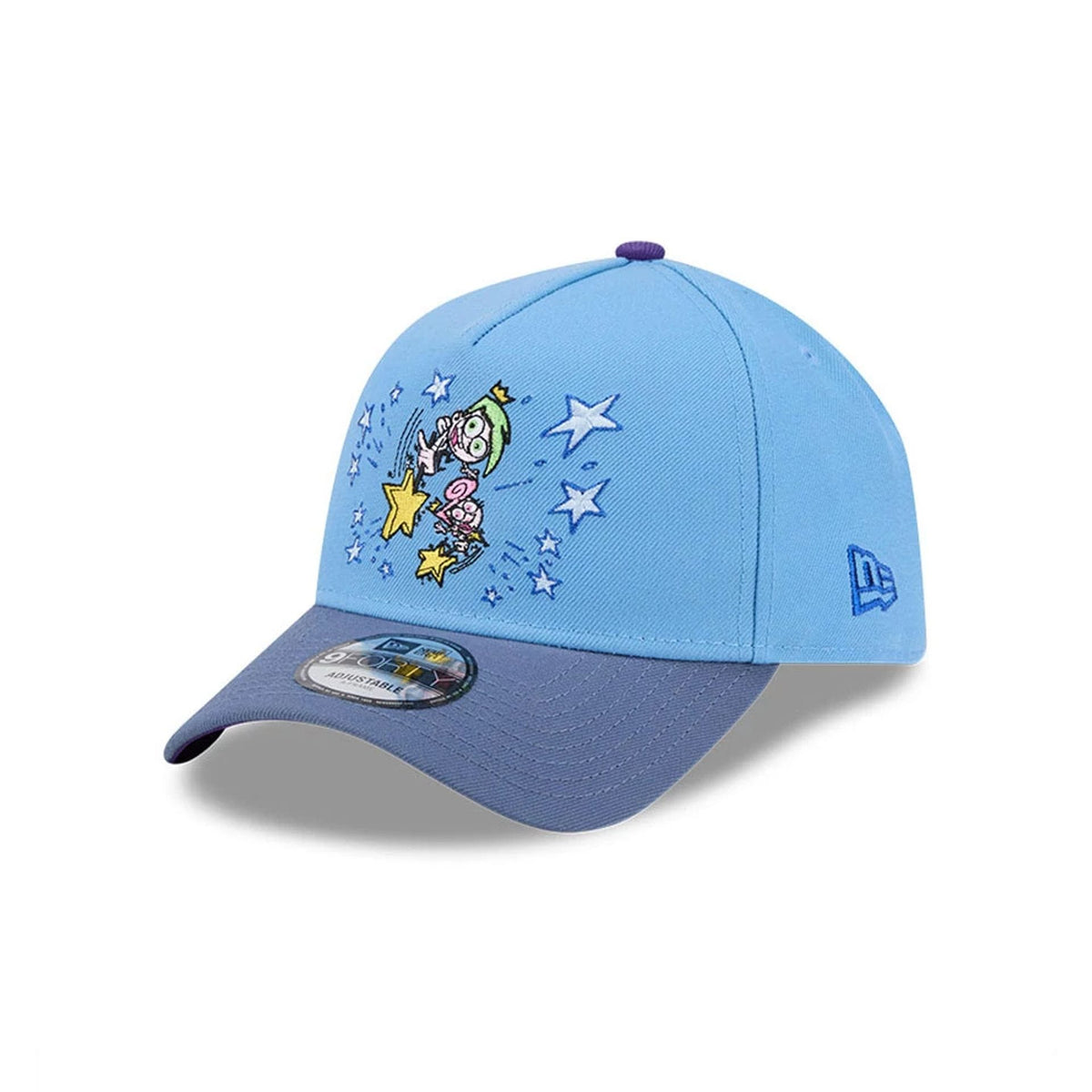 Nickelodeon Fairly Oddparents Pastel Blue 9FORTY A-Frame Adjustable Cap-klyvox