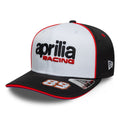 Aprilia Replica Jorge Martin White 9SEVENTY Stretch Snap Adjustable Cap-klyvox