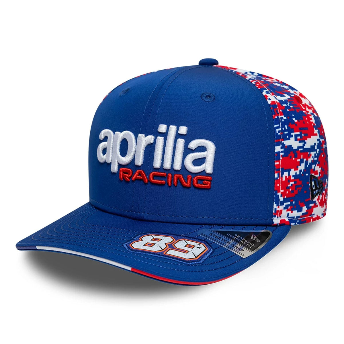 Aprilia Replica Jorge Martin Le Mans Race Special Blue 9SEVENTY Stretch Snap Adjustable Cap-klyvox