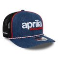 Aprilia Replica Austin Race Special Blue 9SEVENTY Stretch Snap Adjustable Cap-klyvox