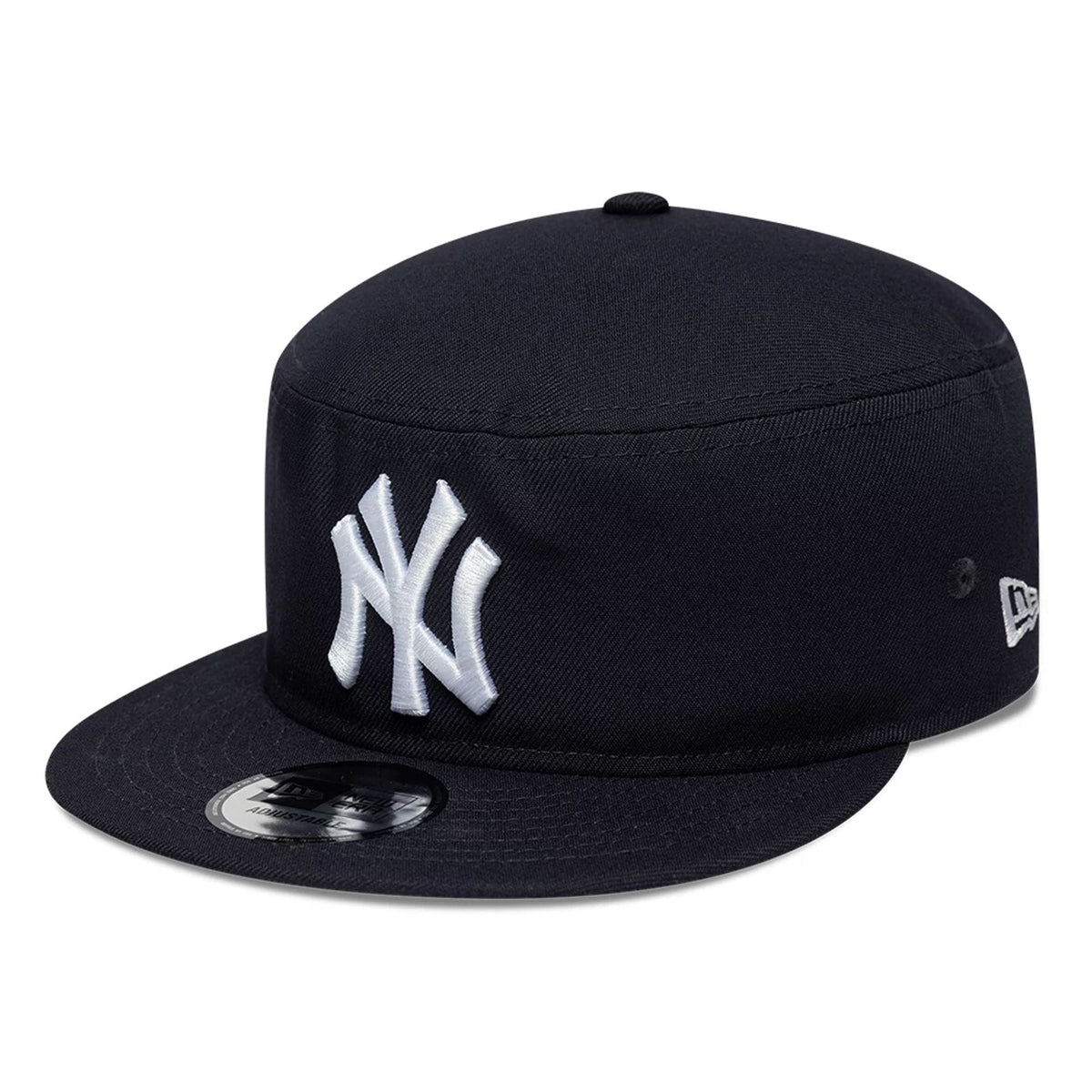New York Yankees MLB Poly Navy Pillbox Adjustable Cap-klyvox