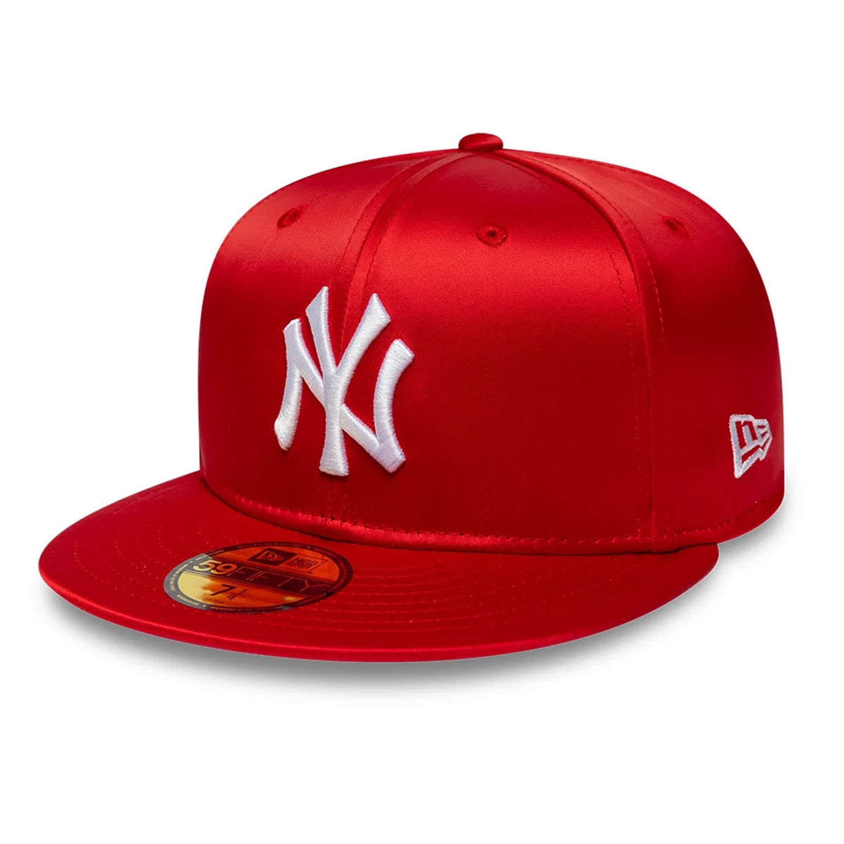 New York Yankees MLB Satin Red 59FIFTY Fitted Cap-klyvox
