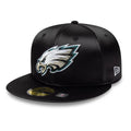 Philadelphia Eagles NFL Satin Black 59FIFTY Fitted Cap-klyvox