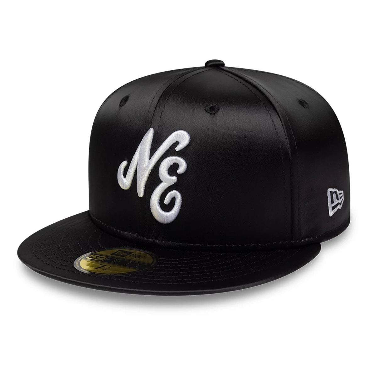 New Era Satin Black 59FIFTY Fitted Cap-klyvox