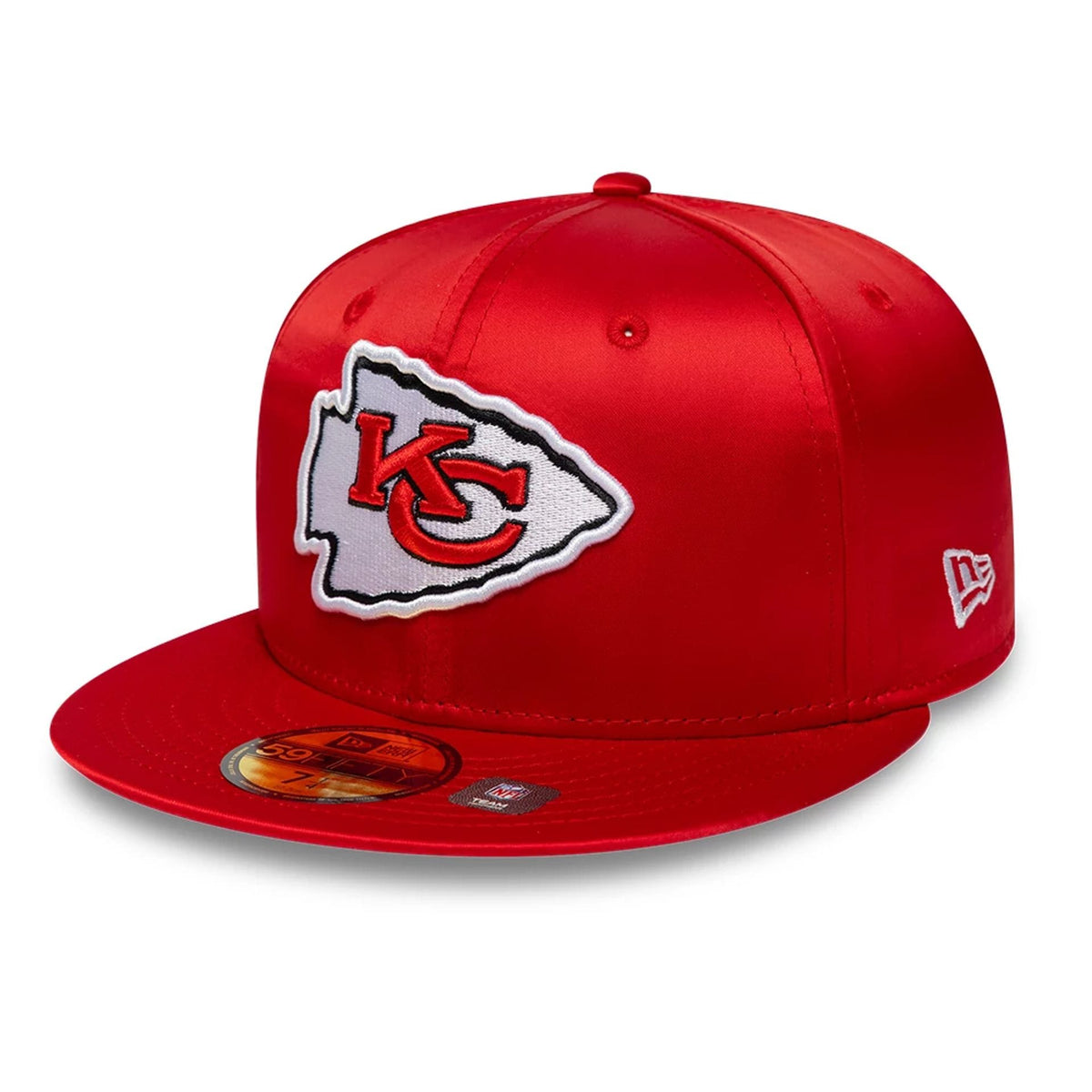 Kansas City Chiefs NFL Satin Red 59FIFTY Fitted Cap-klyvox