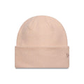New Era Mohair Pastel Pink Wide Cuff Knit Beanie Hat-klyvox