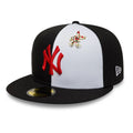 New York Yankees MLB Pinwheel Black 59FIFTY Fitted Cap-klyvox