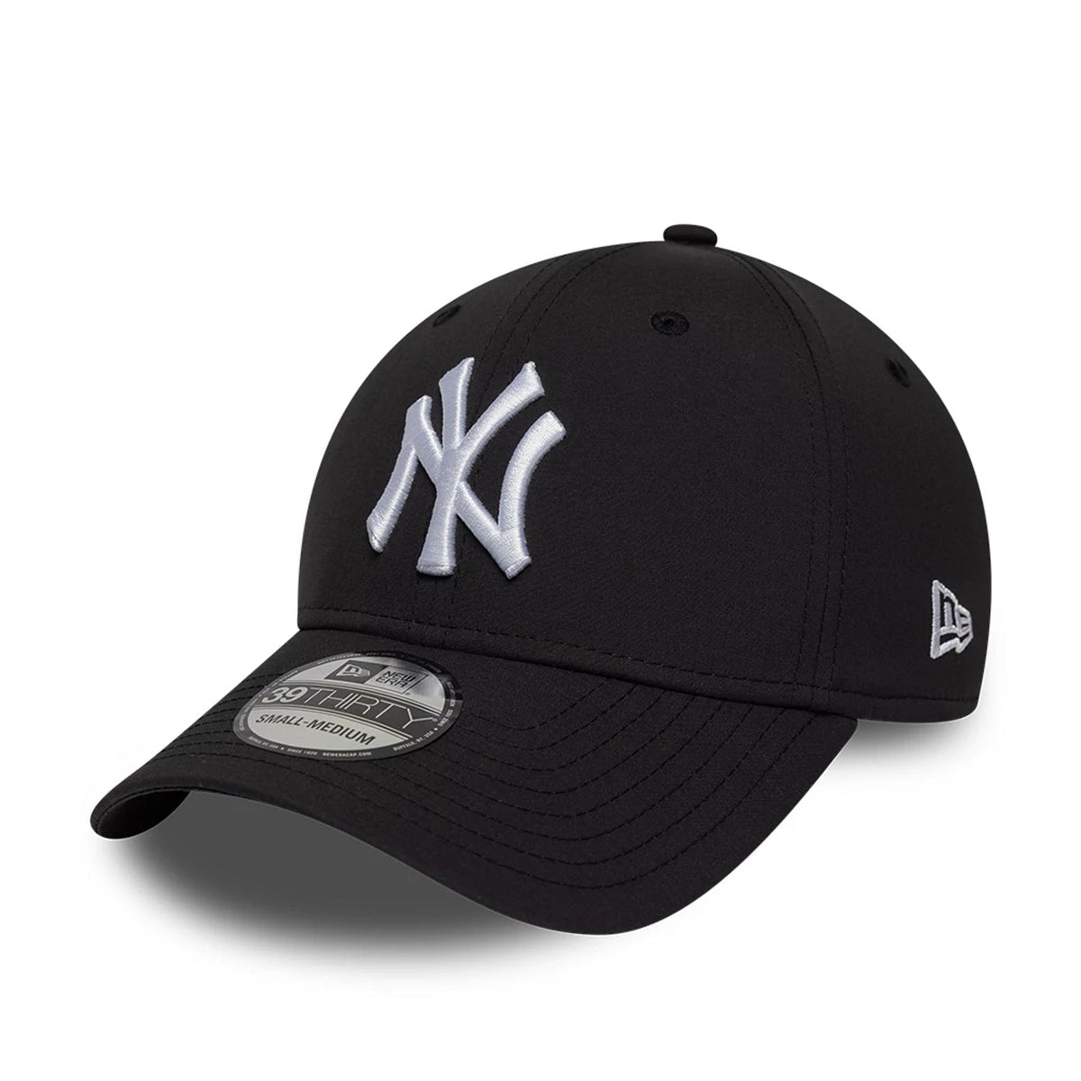 New York Yankees MLB Recycled Black 39THIRTY Stretch Fit Cap-klyvox