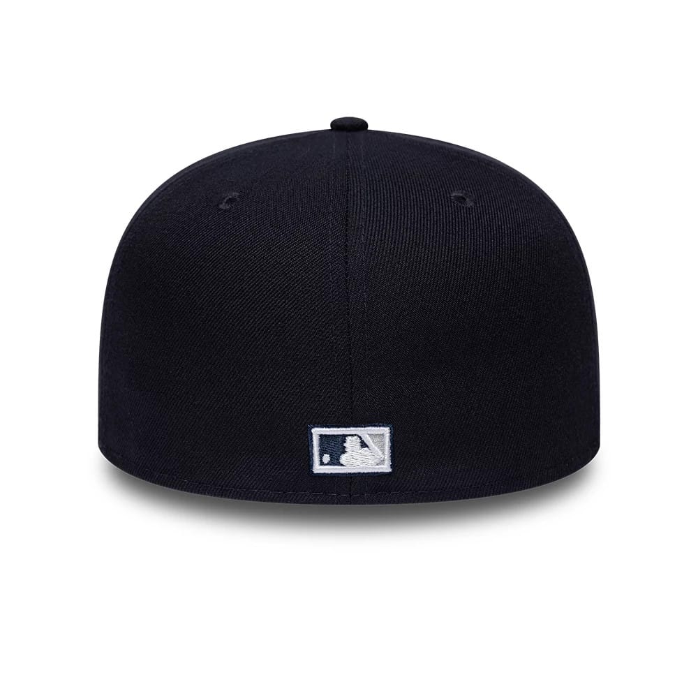 Detroit Tigers MLB Sidepatch Satin Lined Navy 59FIFTY Fitted Cap-klyvox