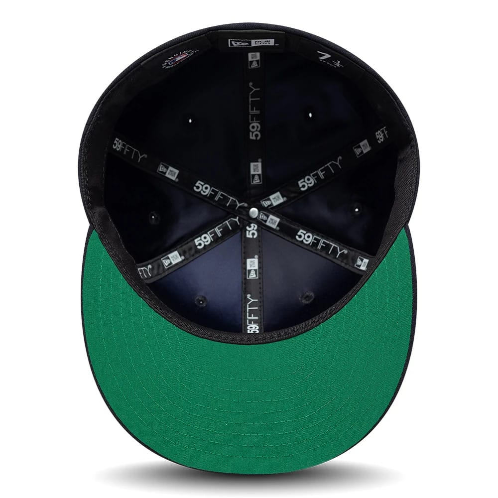 Detroit Tigers MLB Sidepatch Satin Lined Navy 59FIFTY Fitted Cap-klyvox