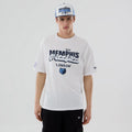 Memphis Grizzlies NBA London Game 2026 White Oversized T-Shirt-klyvox