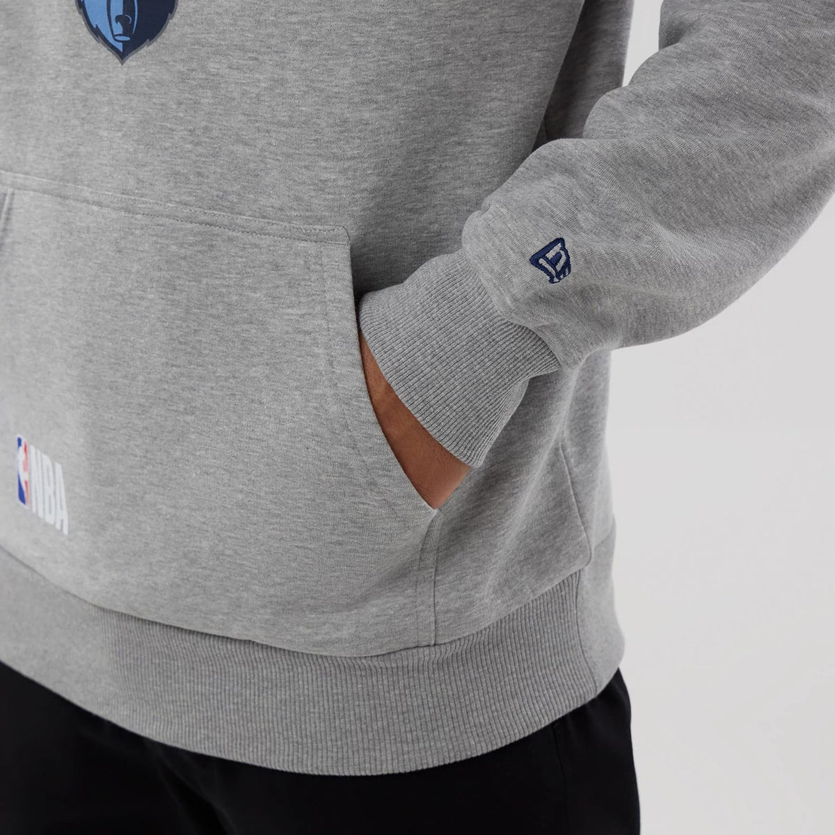 Memphis Grizzlies NBA Berlin Game 2026 Grey Pullover Hoodie-klyvox