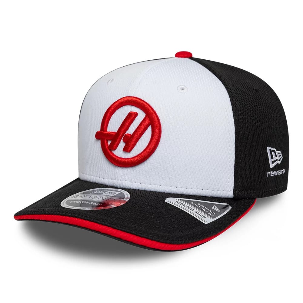 TGR Haas F1 Team Black 9SEVENTY Stretch Snap Adjustable Cap-klyvox