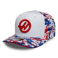 TGR Haas F1 Team Silverstone Race Special White 9SEVENTY Stretch Snap Cap-klyvox
