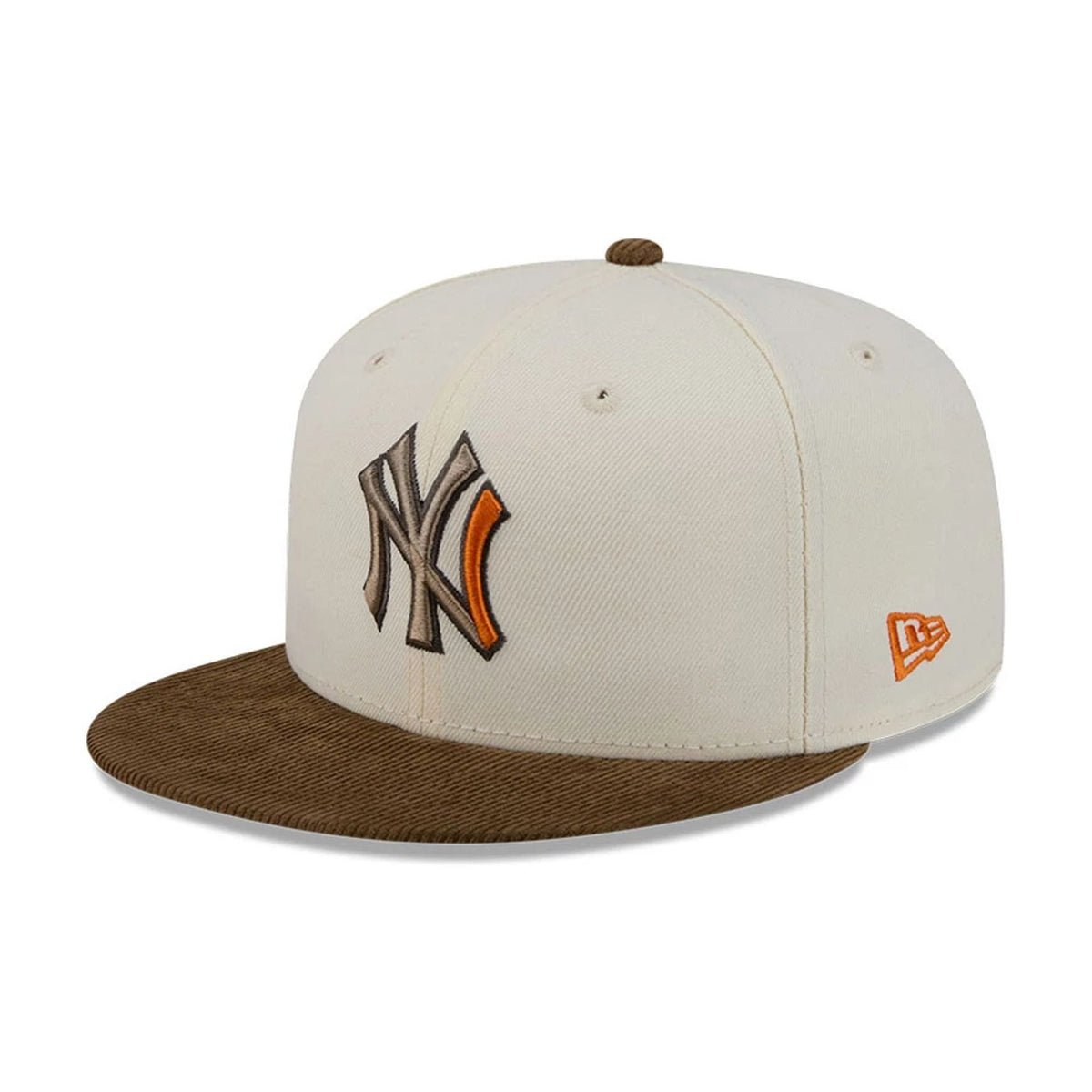 New York Yankees MLB Cord Visor White 59FIFTY Fitted Cap-klyvox