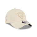 Chicago Bulls NBA Team Logo Beige Casual Classic Adjustable Cap-klyvox