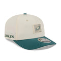 Eagles NFL Training 2026 White 9SEVENTY Stretch Snap Adjustable Cap-klyvox