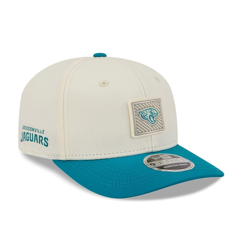 Jaguars NFL Training 2026 White 9SEVENTY Stretch Snap Adjustable Cap-klyvox
