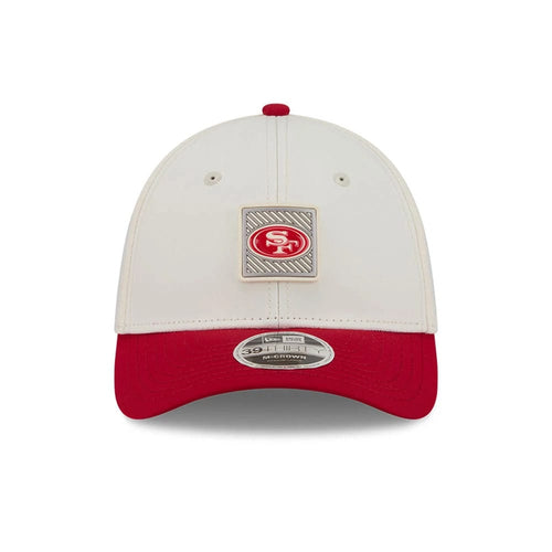 49ers NFL Training 2026 White 39THIRTY M-Crown Stretch Fit Cap-klyvox