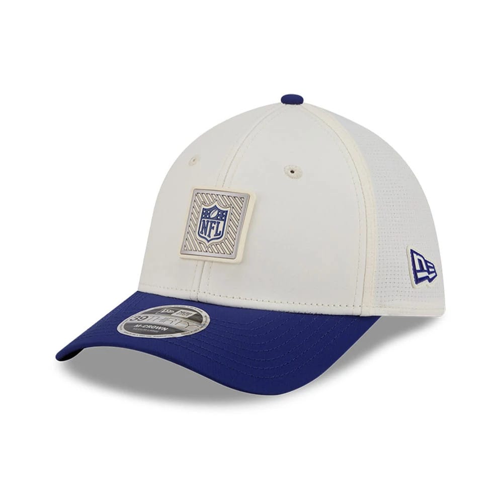 Official Logo NFL Training 2026 White 39THIRTY M-Crown Stretch Fit Cap-klyvox