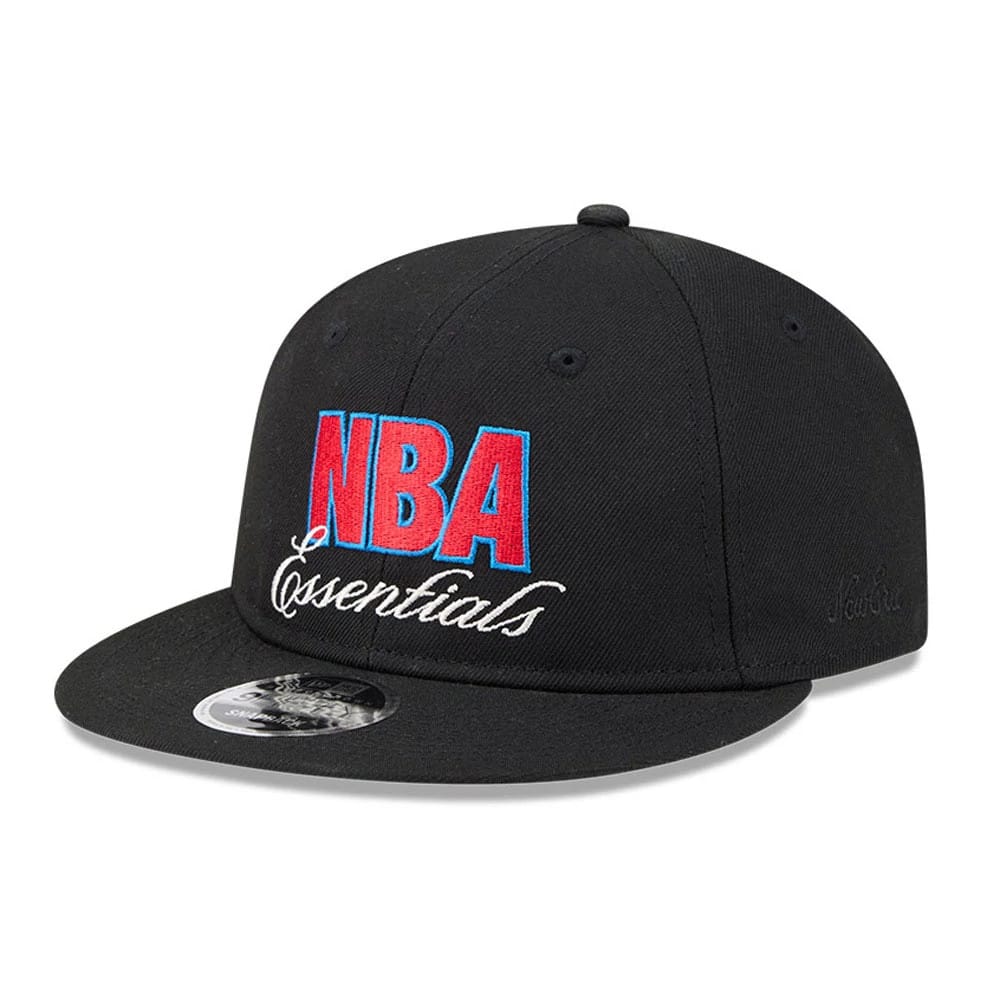 FOG x NBA Logo Black Retro Crown 9FIFTY Snapback Adjustable Cap-klyvox