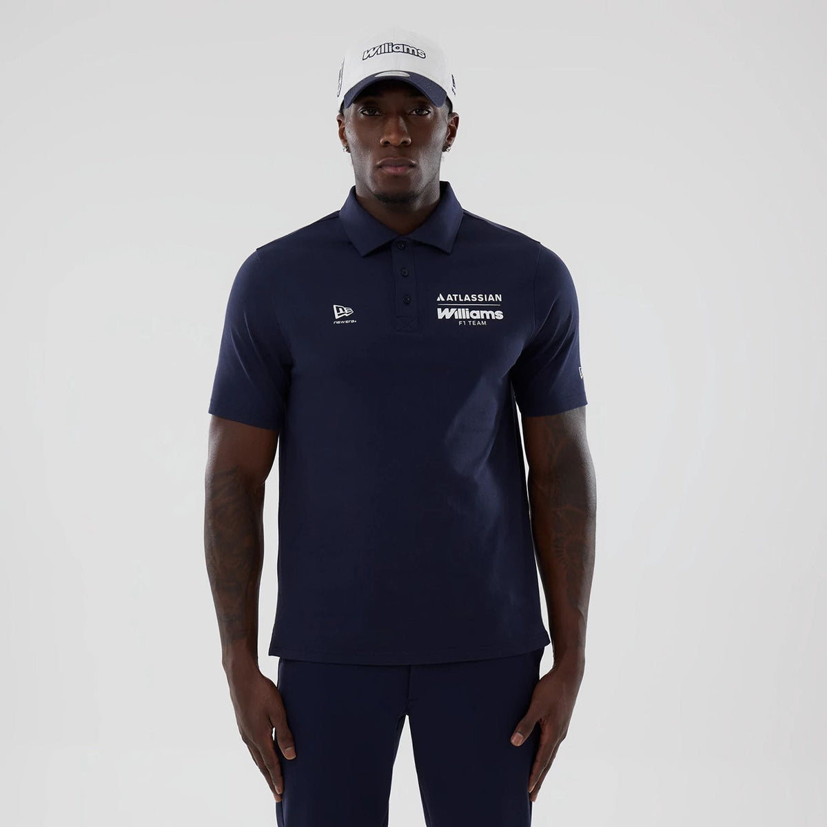 Williams Navy Polo T-Shirt-klyvox