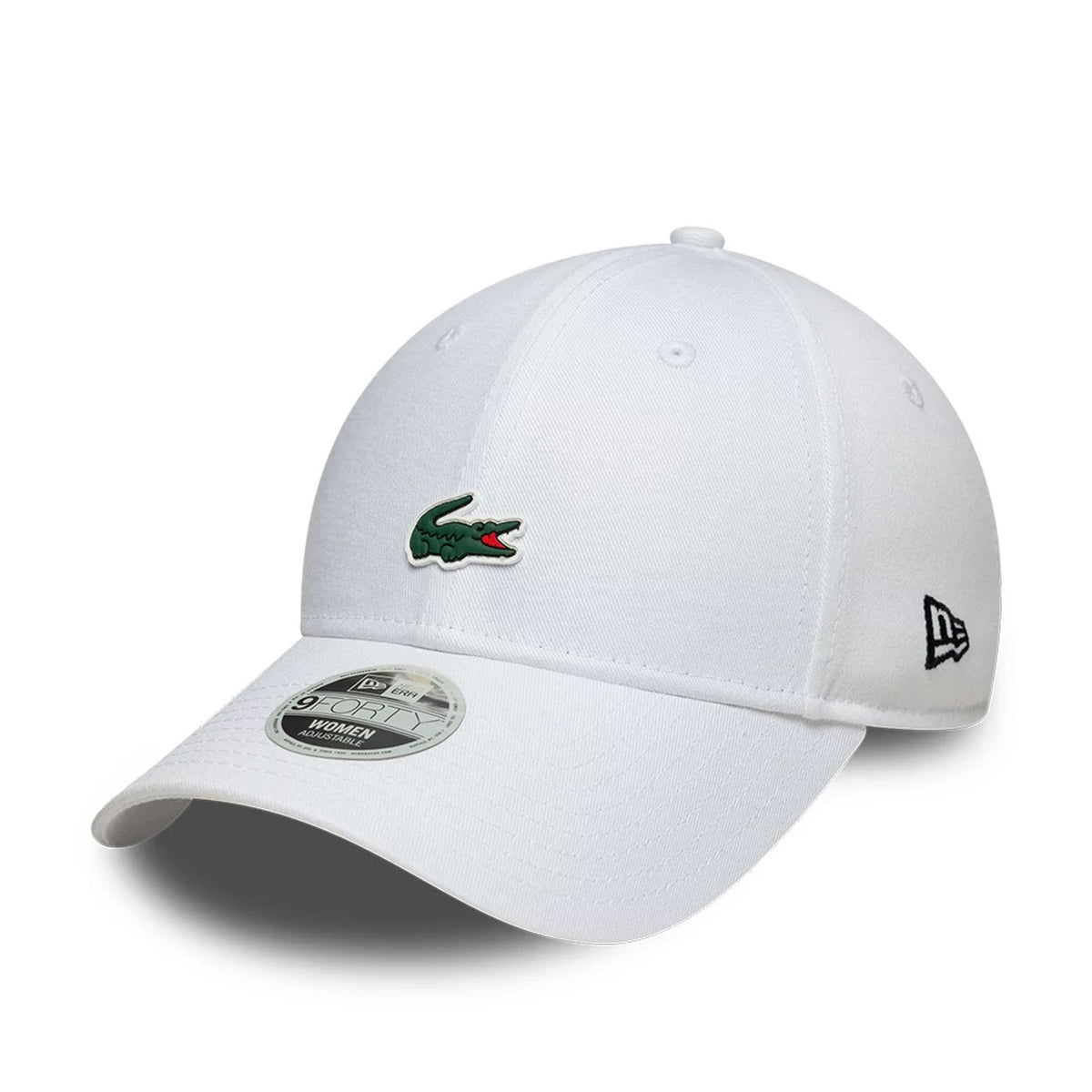 Womens Lacoste X New Era White 9FORTY Adjustable Cap-klyvox