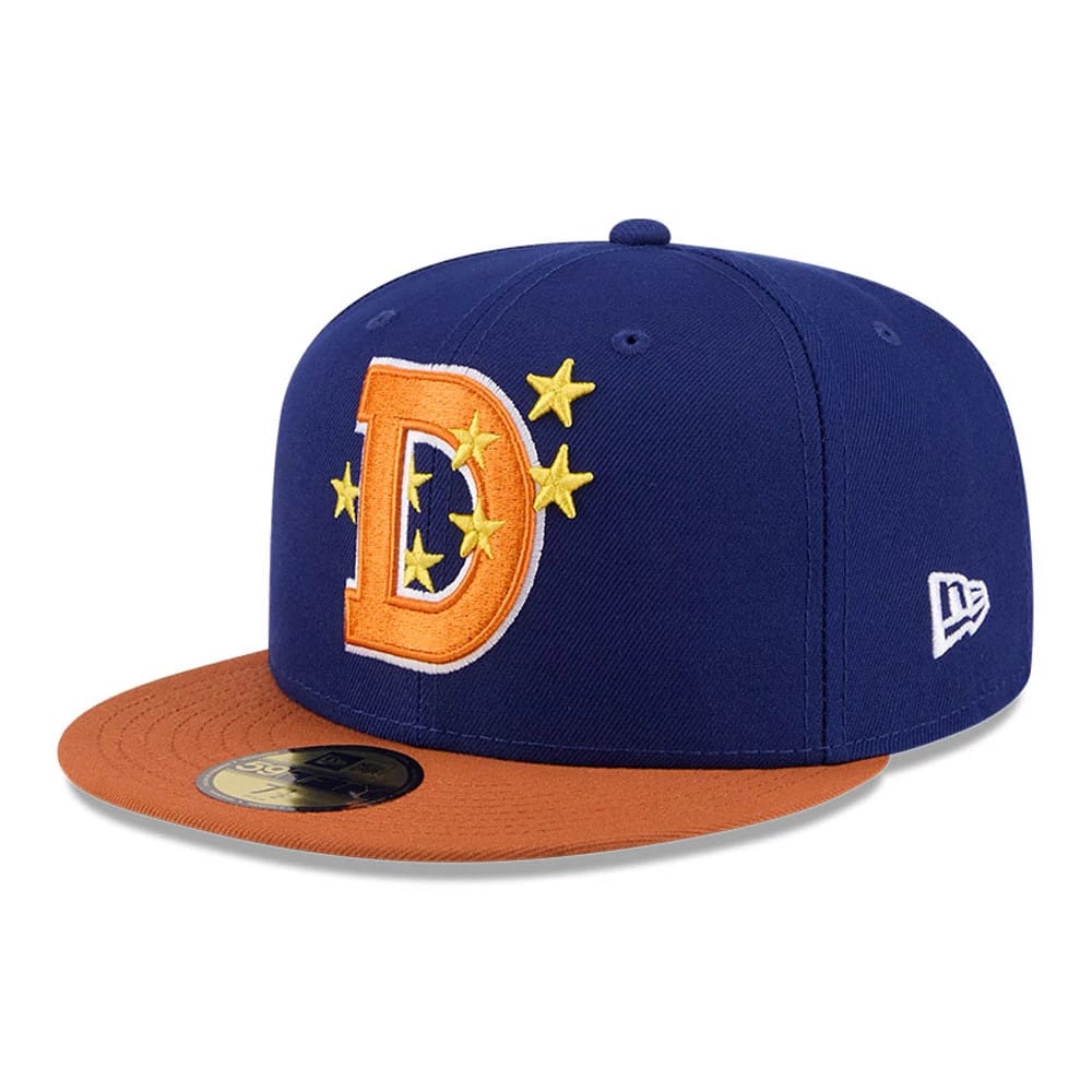 Durham Bulls MiLB Theme Night Navy 59FIFTY Fitted Cap-klyvox