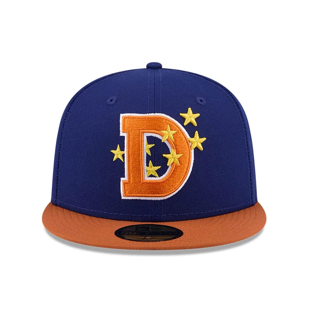 Durham Bulls MiLB Theme Night Navy 59FIFTY Fitted Cap-klyvox