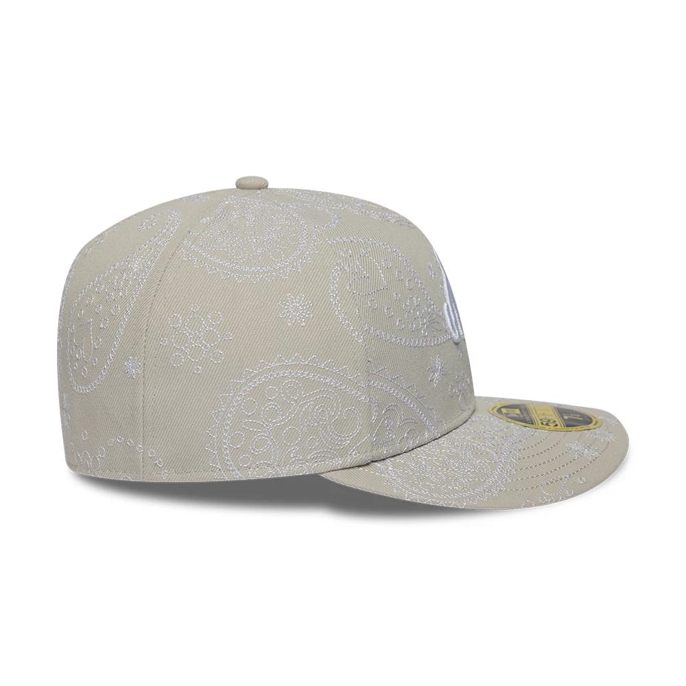 New Era All Over Paisley Cream Low Profile 59FIFTY Fitted Cap-klyvox