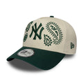 New York Yankees MLB Paisley Cream & Green 9FORTY E-Frame Adjustable Cap-klyvox