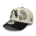 Chicago White Sox MLB Paisley Cream & Black 9FORTY E-Frame Adjustable Cap-klyvox