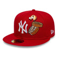 New York Yankees MLB Food Red 59FIFTY Fitted Cap-klyvox
