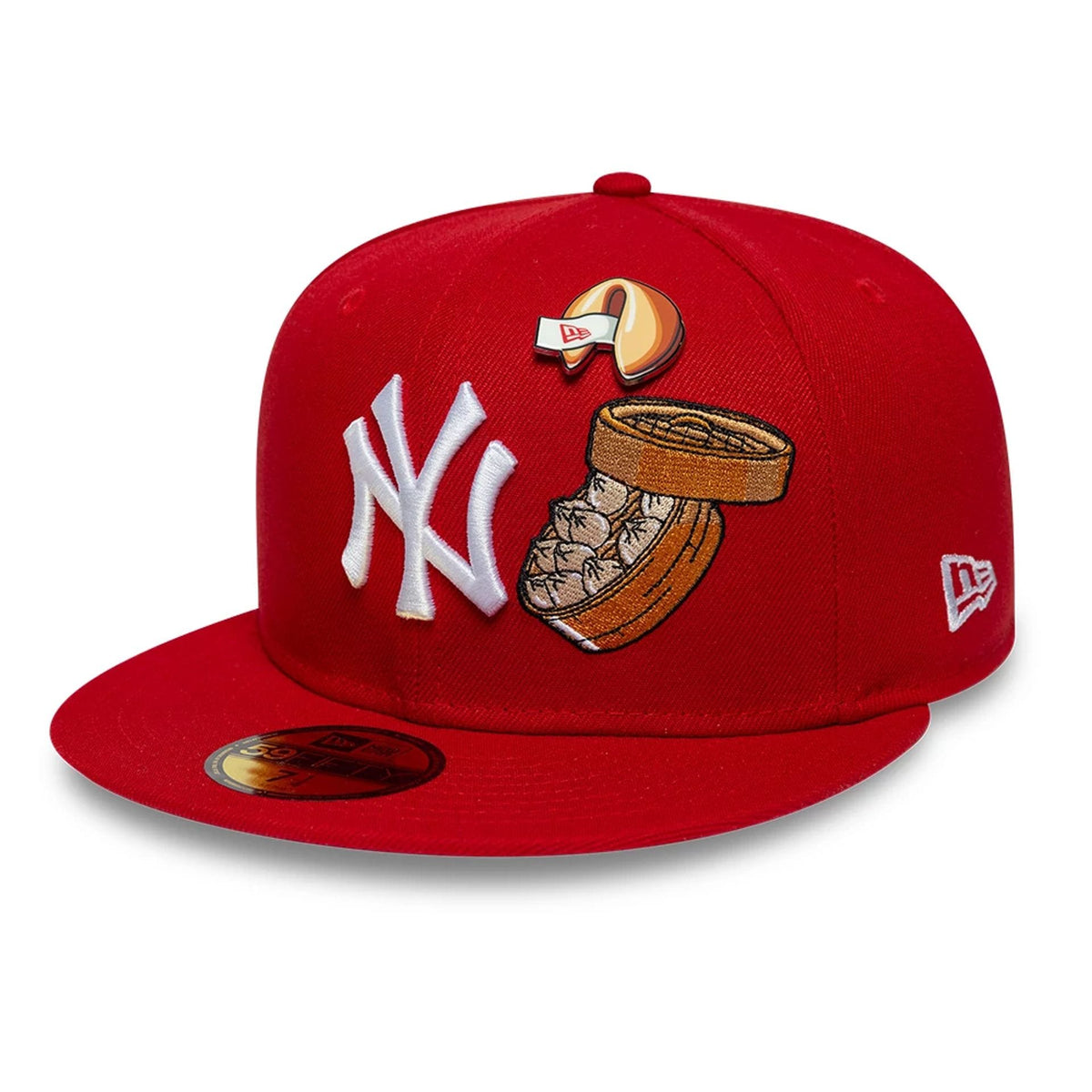 New York Yankees MLB Food Red 59FIFTY Fitted Cap-klyvox
