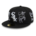 Chicago White Sox MLB Mythical Black 59FIFTY Fitted Cap-klyvox