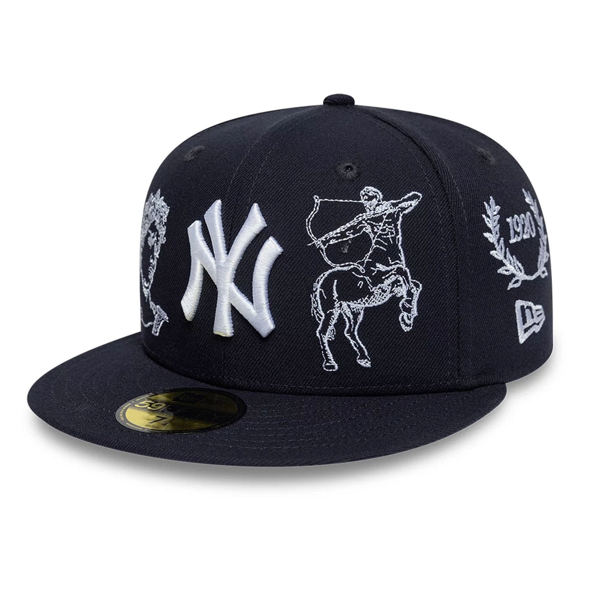 New York Yankees MLB Mythical Navy 59FIFTY Fitted Cap-klyvox