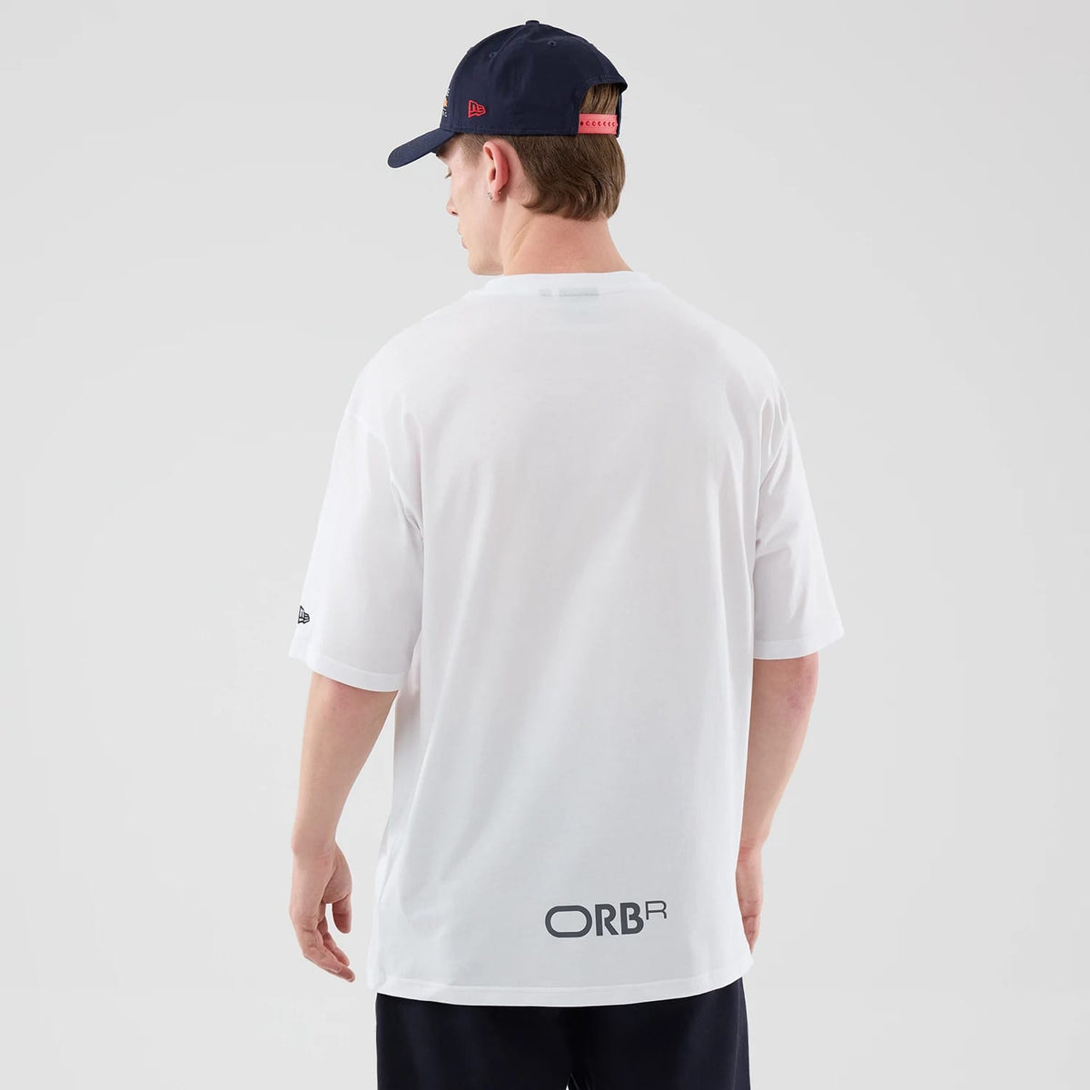 Red Bull Racing Graphic White Oversized T-Shirt-klyvox