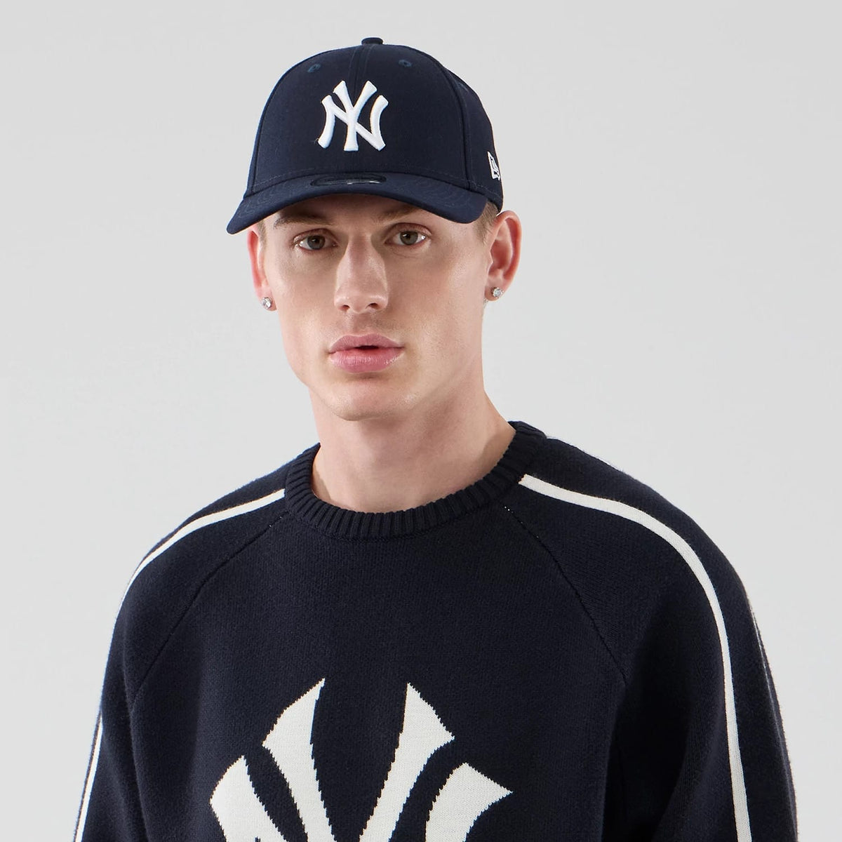 New York Yankees MLB Knit Navy Knitted Sweater-klyvox