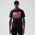 Chicago Bulls NBA Arch Graphic Black T-Shirt-klyvox