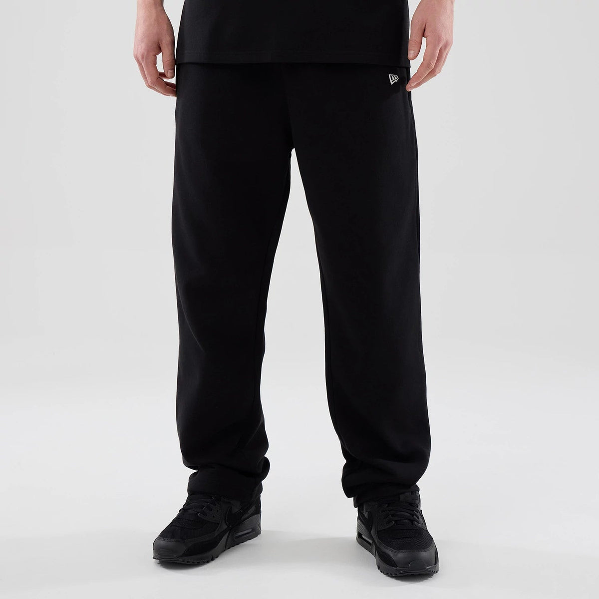 New Era Tech Black Straight Leg Joggers-klyvox