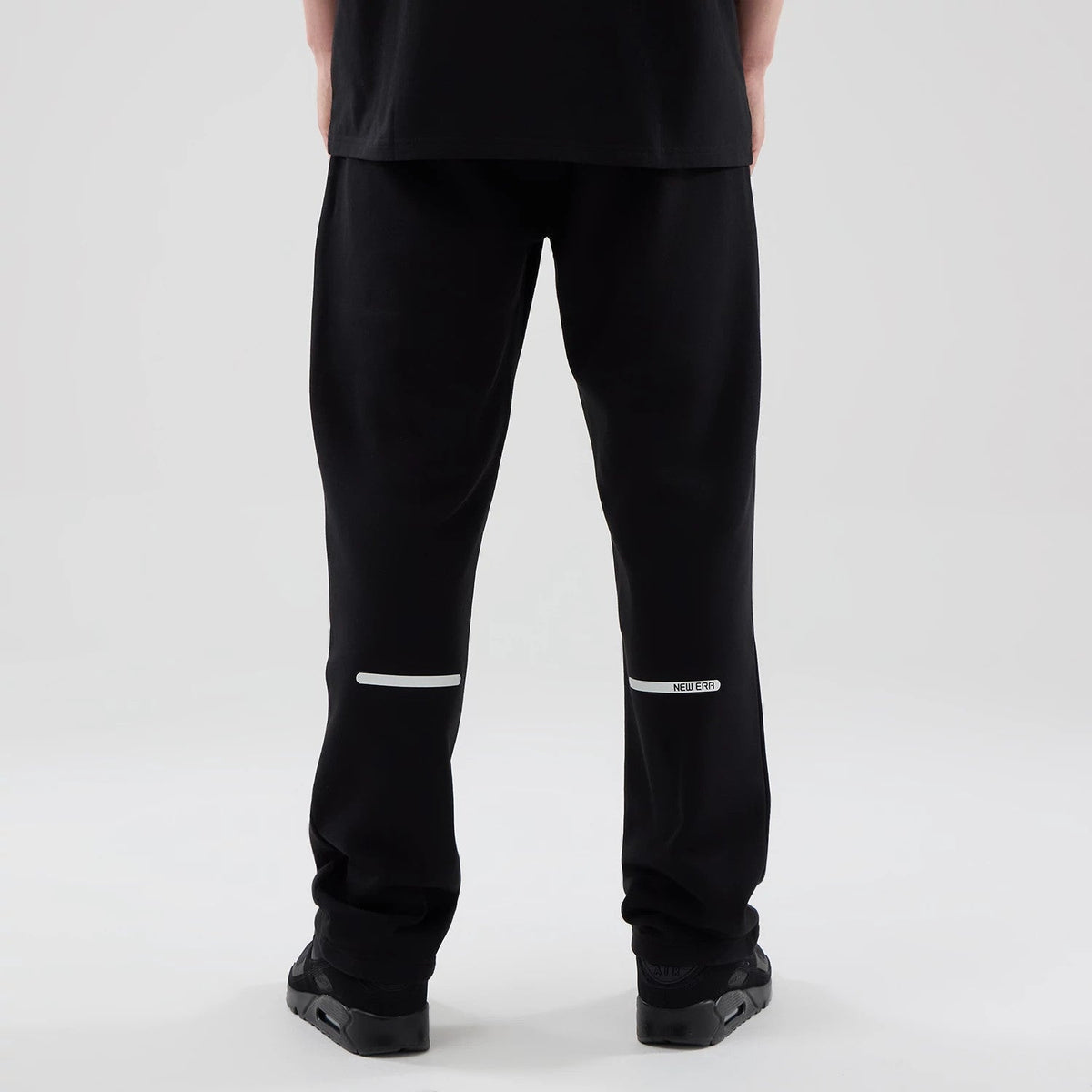 New Era Tech Black Straight Leg Joggers-klyvox