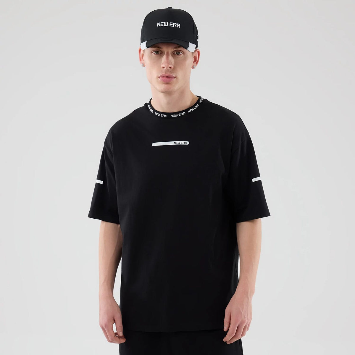 New Era Tech Black T-Shirt-klyvox