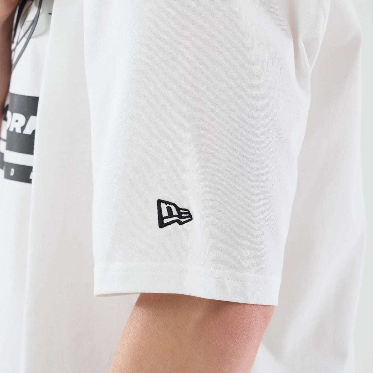 New York Yankees MLB Logo Graphic White Oversized T-Shirt-klyvox