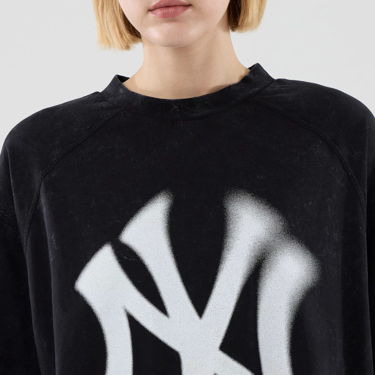 New York Yankees MLB Graphic Boxy Black T-Shirt-klyvox