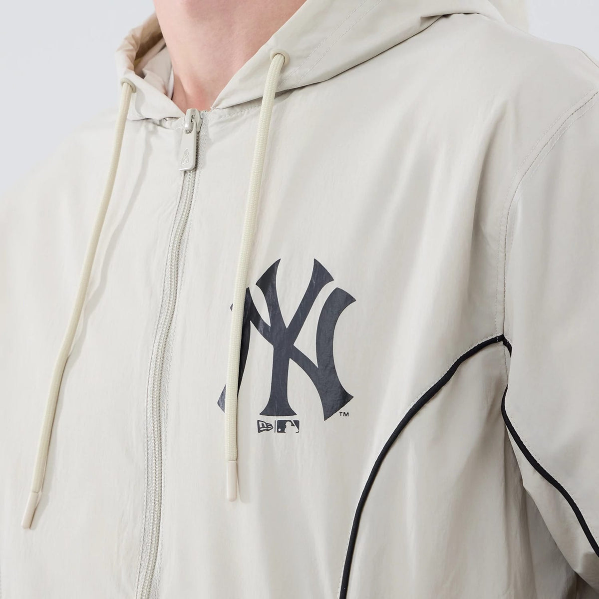 New York Yankees MLB Piping Cream Jacket-klyvox