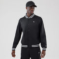 New Era Black Jersey Bomber Jacket-klyvox