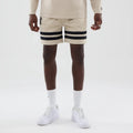 New York Yankees MLB Light Beige Oversized Mesh Shorts-klyvox