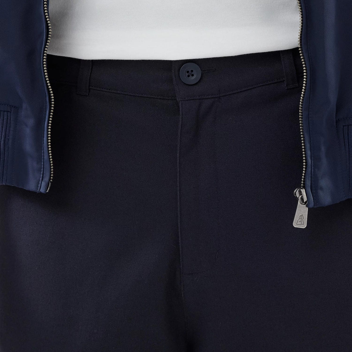 New Era Navy Chino Trousers-klyvox