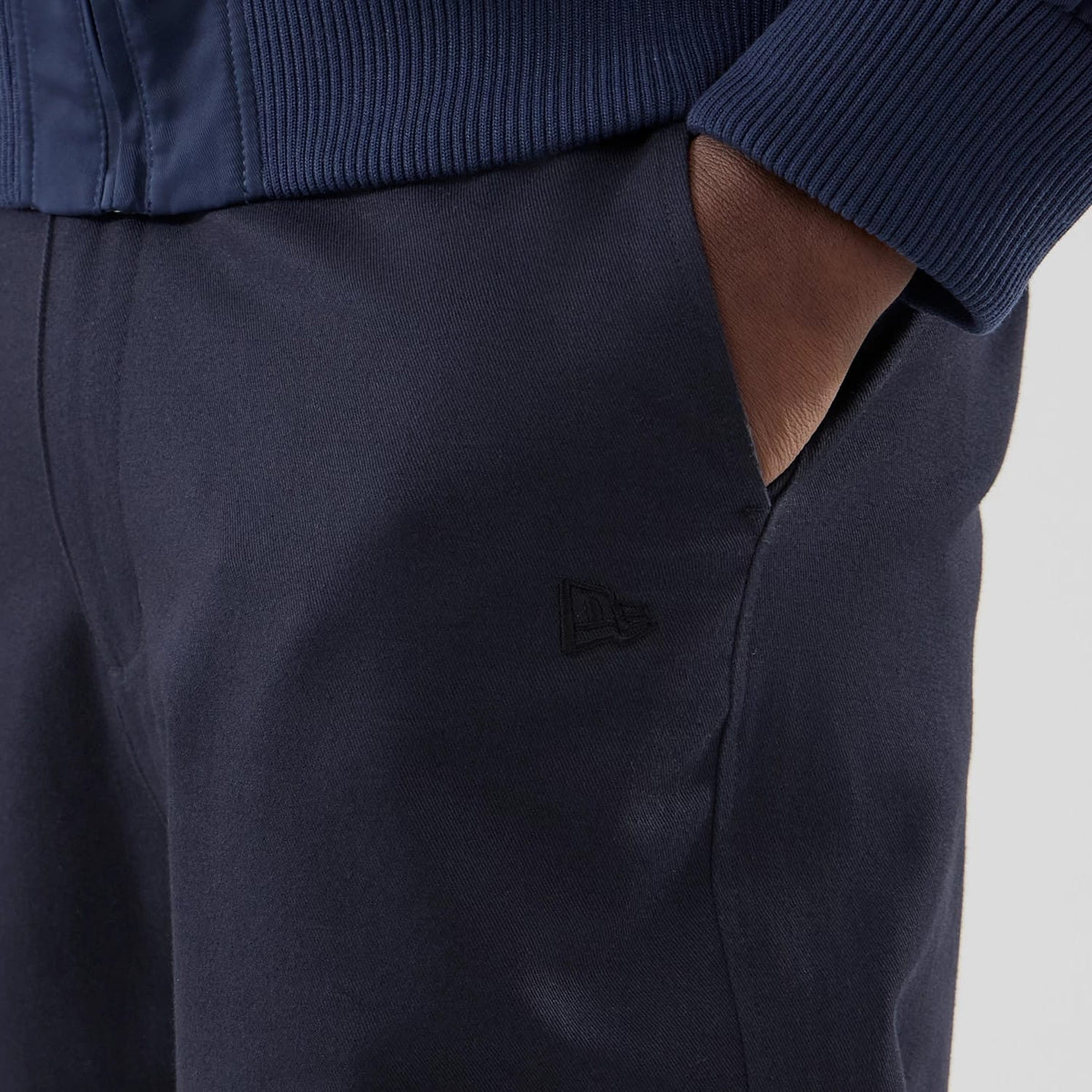 New Era Navy Chino Trousers-klyvox