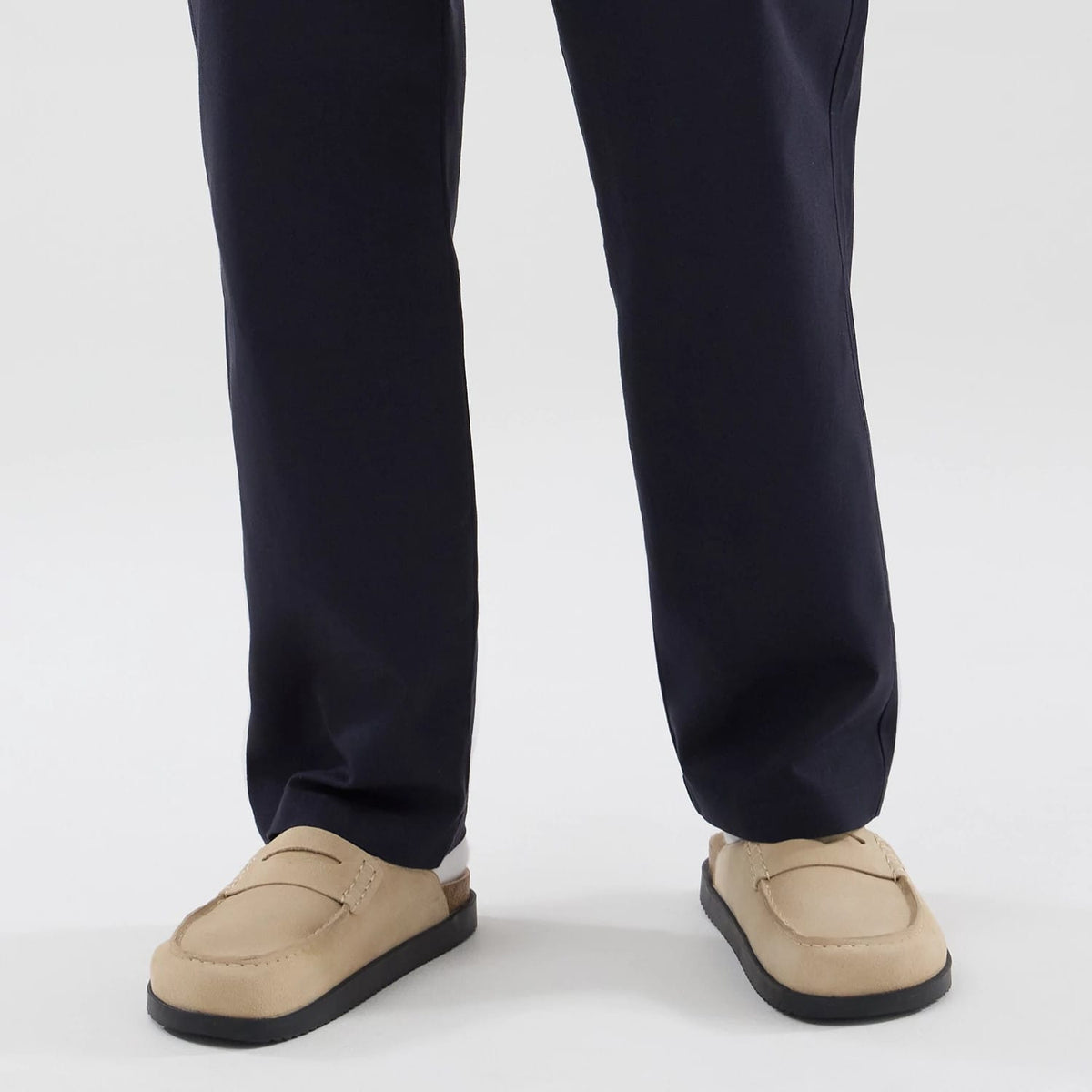New Era Navy Chino Trousers-klyvox